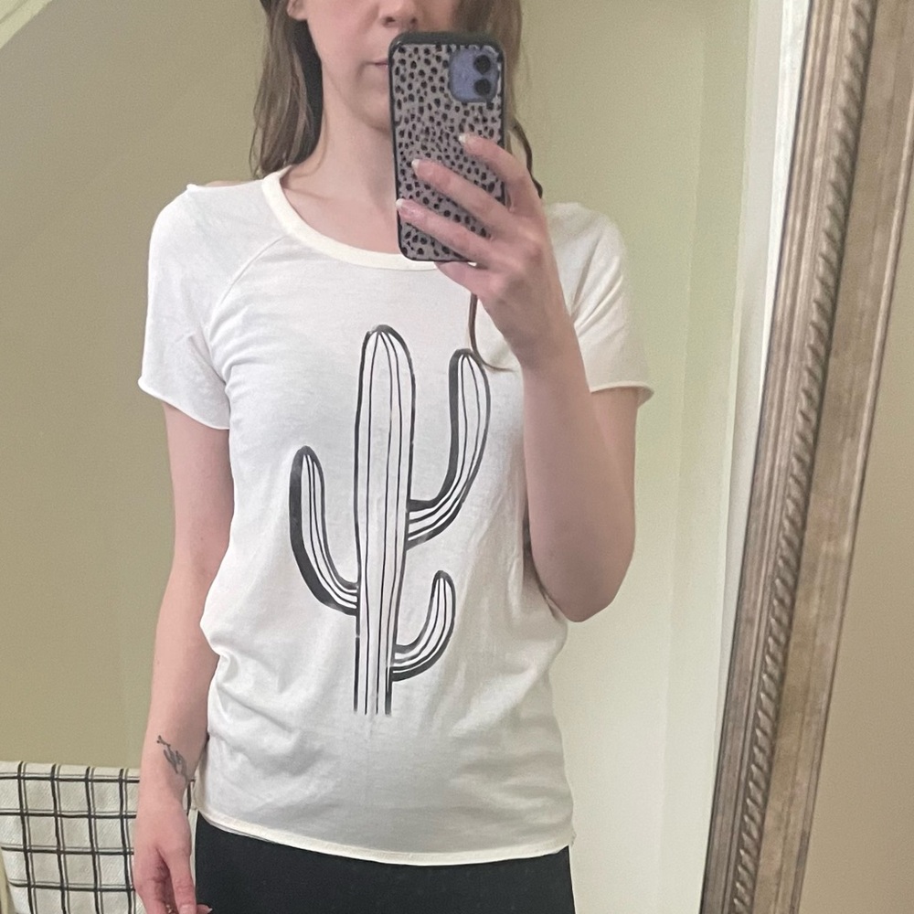 Bundle 3/$15 - Grayson Threads Off-White Tee with Black Cactus Graphic